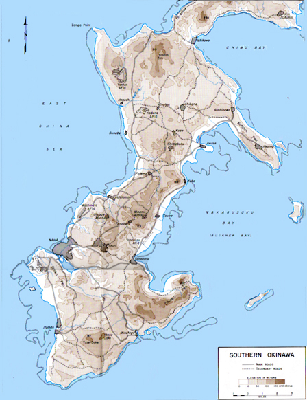 Battle of Okinawa: Southern Okinawa. 