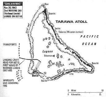 Map of Tarawa Atoll
