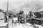A.E.G. C.IV being unloaded from train, Taurus Mountains 